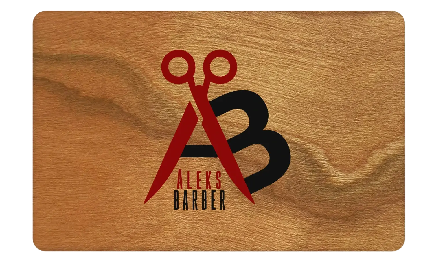 Cherry wooden NFC card